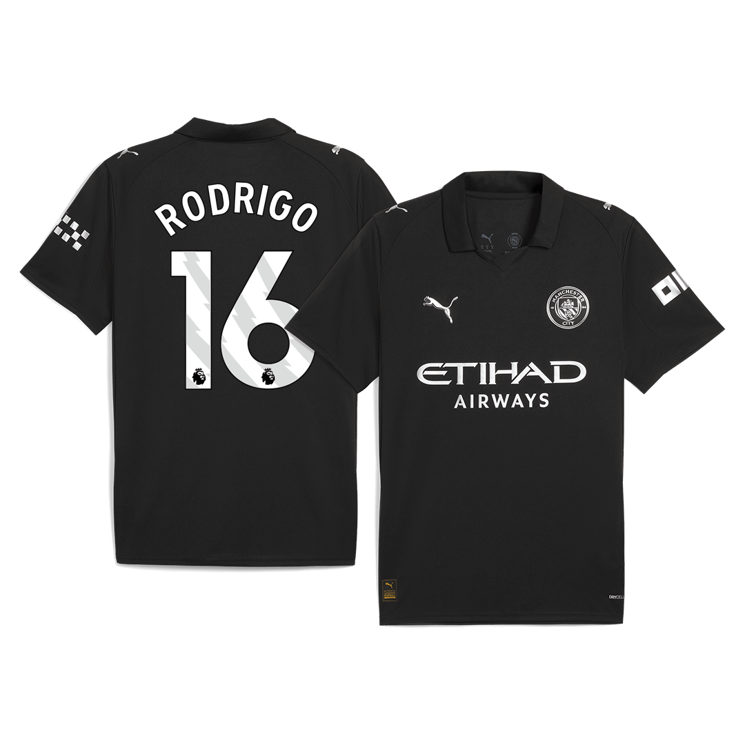 RODRIGO #16 Manchester City Bortefotballdrakt 2025/26