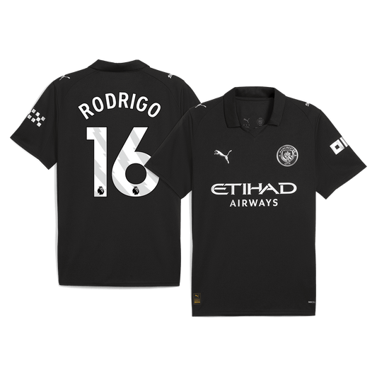 RODRIGO #16 Manchester City Bortefotballdrakt 2025/26