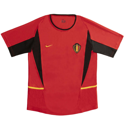 Retro fotballdrakt Belgia hjemme-VM 2002