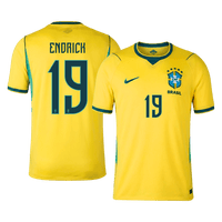 ENDRICK #19 Brasilin kotijalkapallopaita MM-kisat 2026