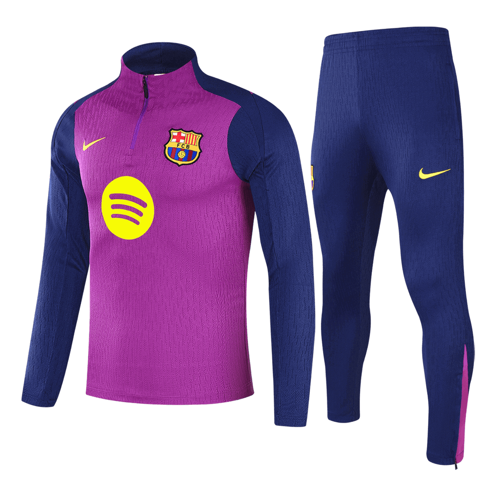 Barcelona 1/4 vetoketjullinen verryttelypuku 2025/26 liila