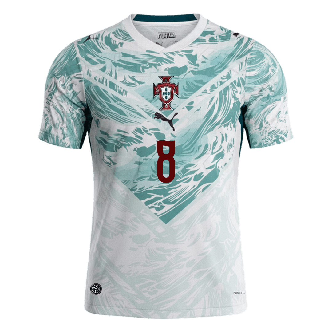 B.FERNANDES #8 Portugal Fotballdrakt Borte-VM 2026