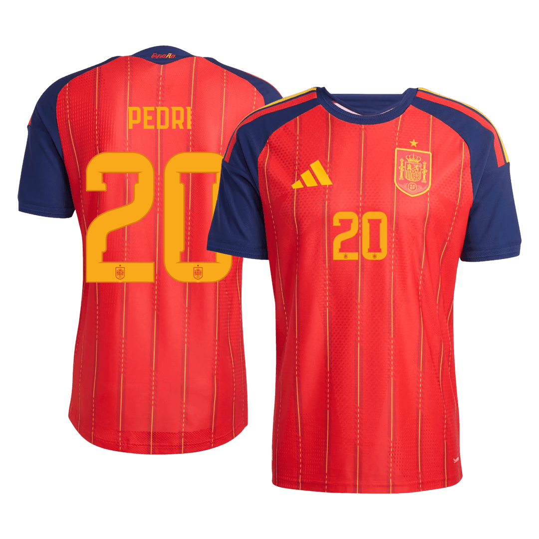 PEDRI #20 Spania Hjemmespillerversjon Jersey World Cup 2026