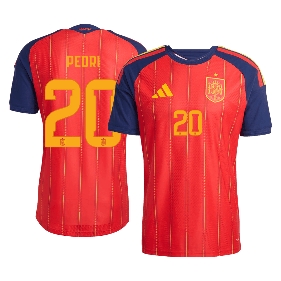 PEDRI #20 Spania Hjemmespillerversjon Jersey World Cup 2026