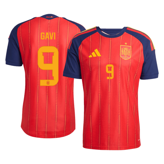 GAVI #9 Spania Hjemmespillerversjon Jersey World Cup 2026