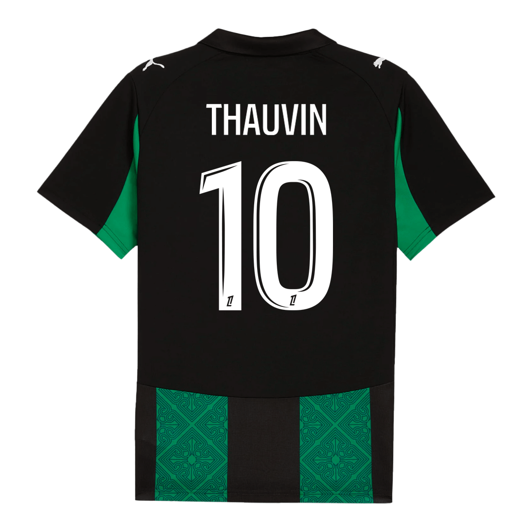 THAUVIN#10 RC Lens Away fotballdrakt 25/26 grønn og svart