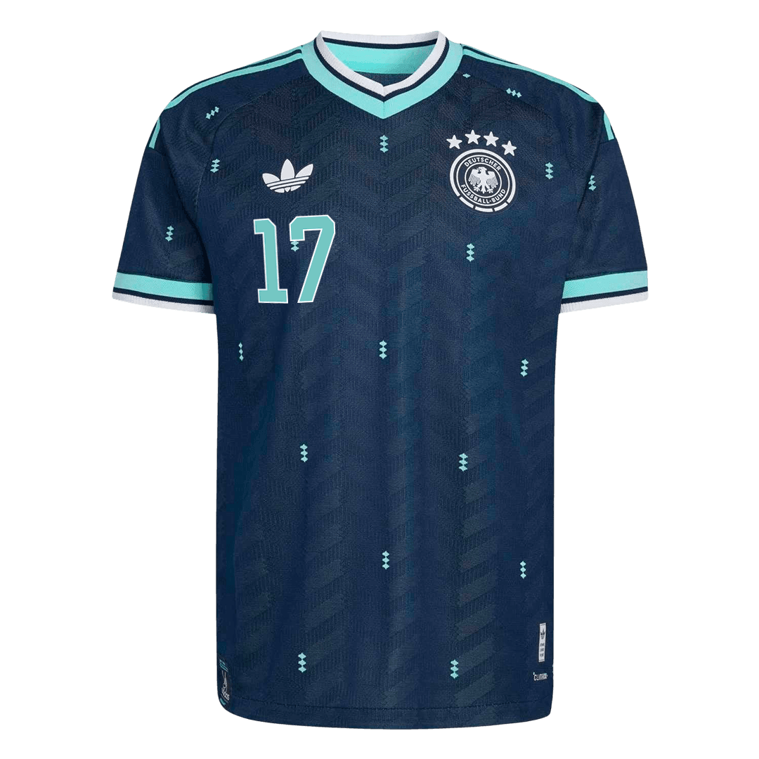 WIRTZ #17 Tyskland Bortespillerversjon Jersey World Cup 2026