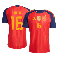 RODRIGO #16 Spania Hjemmespillerversjon Jersey World Cup 2026 - Champion