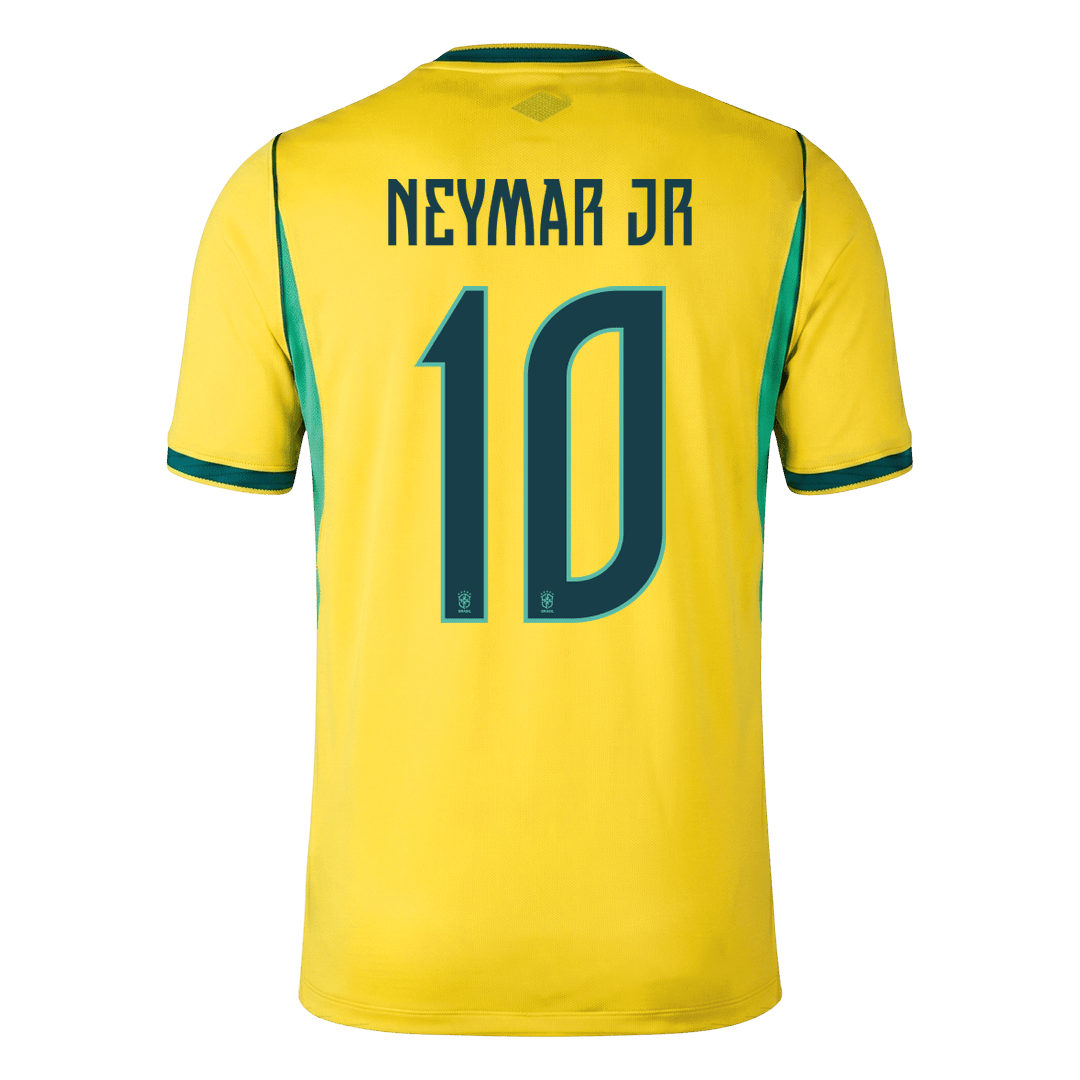 NEYMAR JR. #10 Brasil hjemmefotballdrakt verdensmesterskap 2026