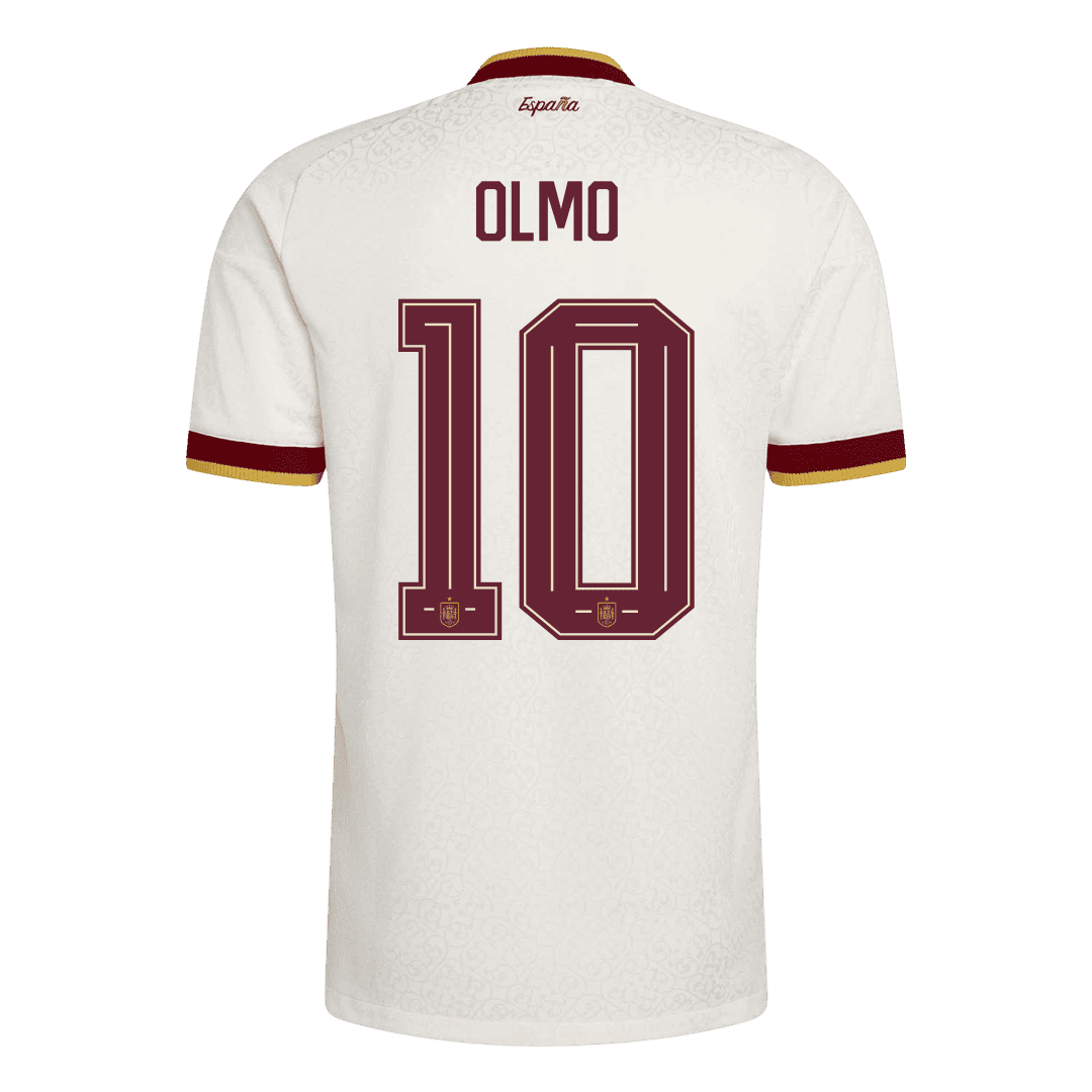 OLMO #10 Spania Bortespillerversjon Jersey World Cup 2026 - Champion