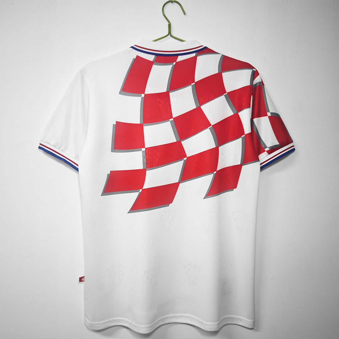 Retro fotballdrakt Kroatia hjemme-VM 1998