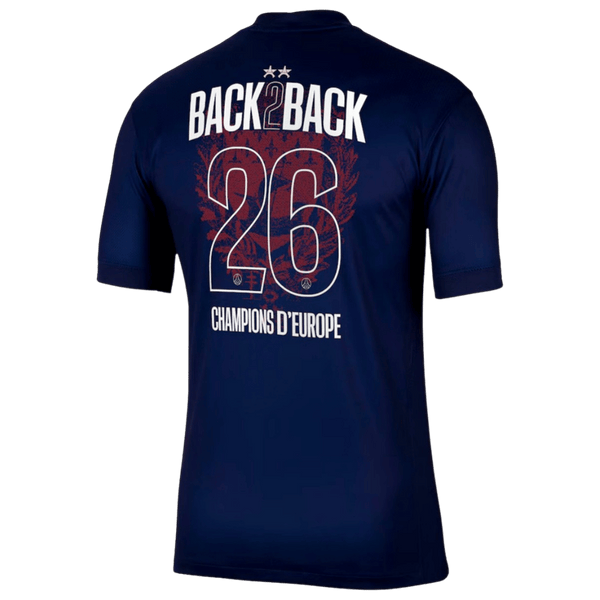 Champions of Europe #26 PSG hjemmefotballdrakt 2025/26