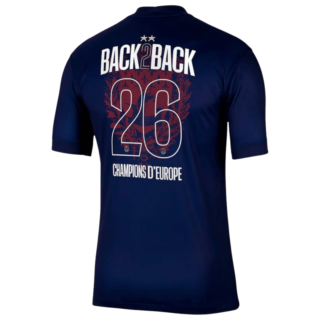 Champions of Europe #26 PSG hjemmefotballdrakt 2025/26