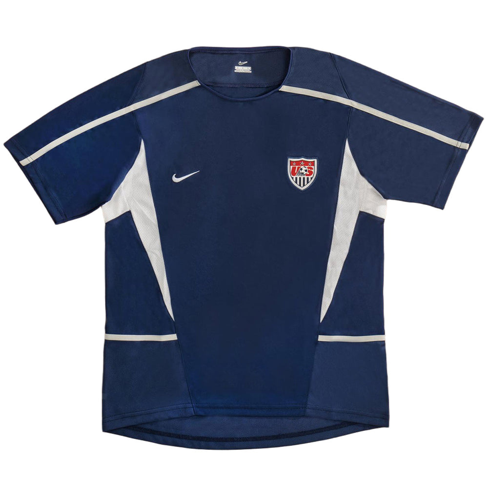 Retro jalkapallopaita USA:n vierasasusta MM 2002