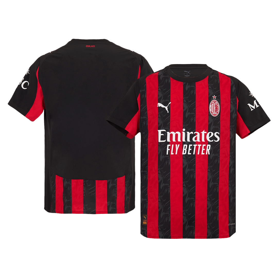 AC Milan Autentisk hjemmefotballdrakt 2025/26