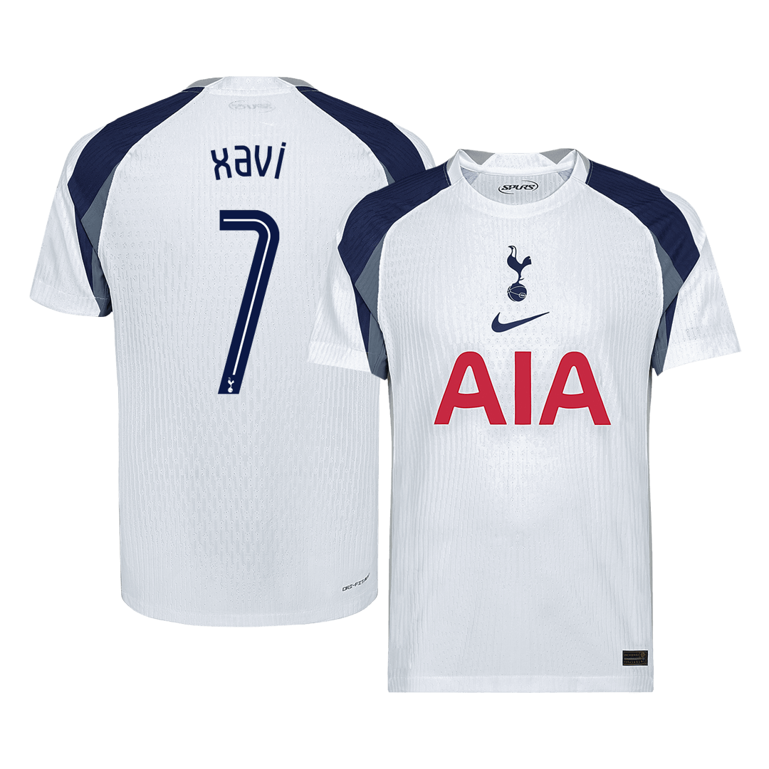 XAVI #7 Tottenham Hotspur Hjemmespillerversjon Jersey 2025/26 - UCL