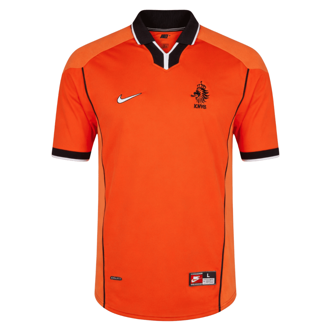 Retro fotballdrakt Nederland hjemme-VM 1998