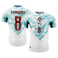 B.FERNANDES #8 Portugal Bortespillerversjon Jersey World Cup 2026