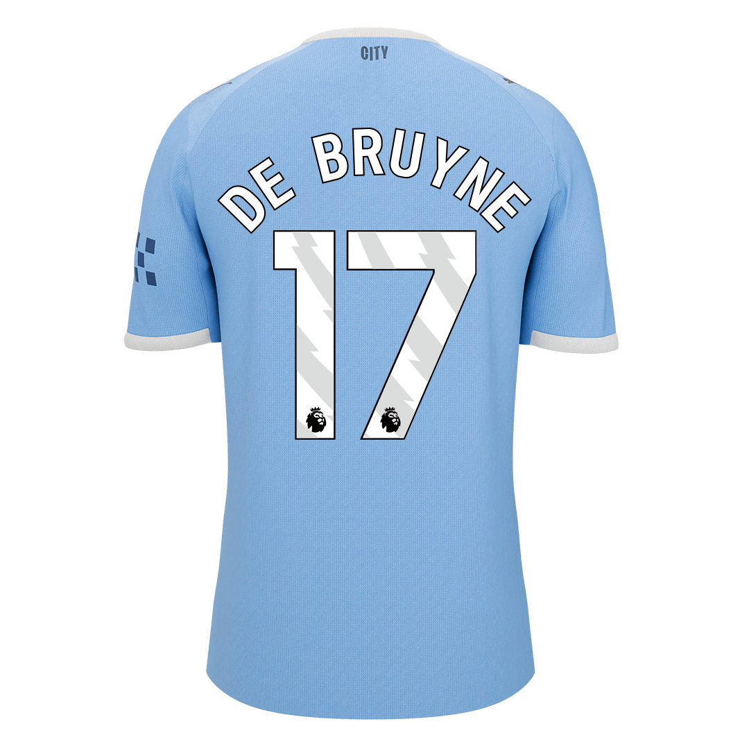 DE BRUYNE #17 Manchester City hjemmefotballdrakt 2025/26