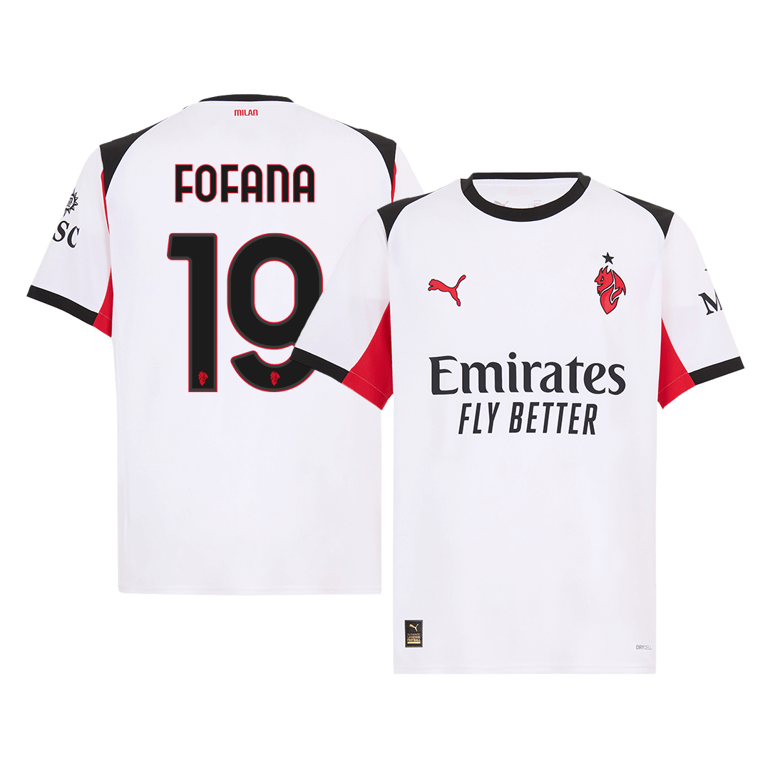 FOFANA #19 AC Milan Bortefotballdrakt 2025/26