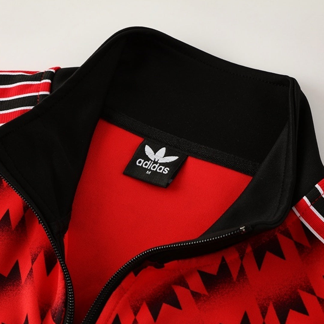 Manchester United jakke treningsdress 2025/26 rød&svart