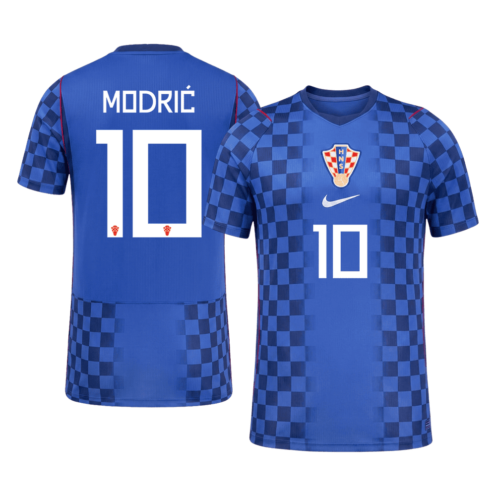MODRI? #10 Kroatia Bortespillerversjon Jersey World Cup 2026