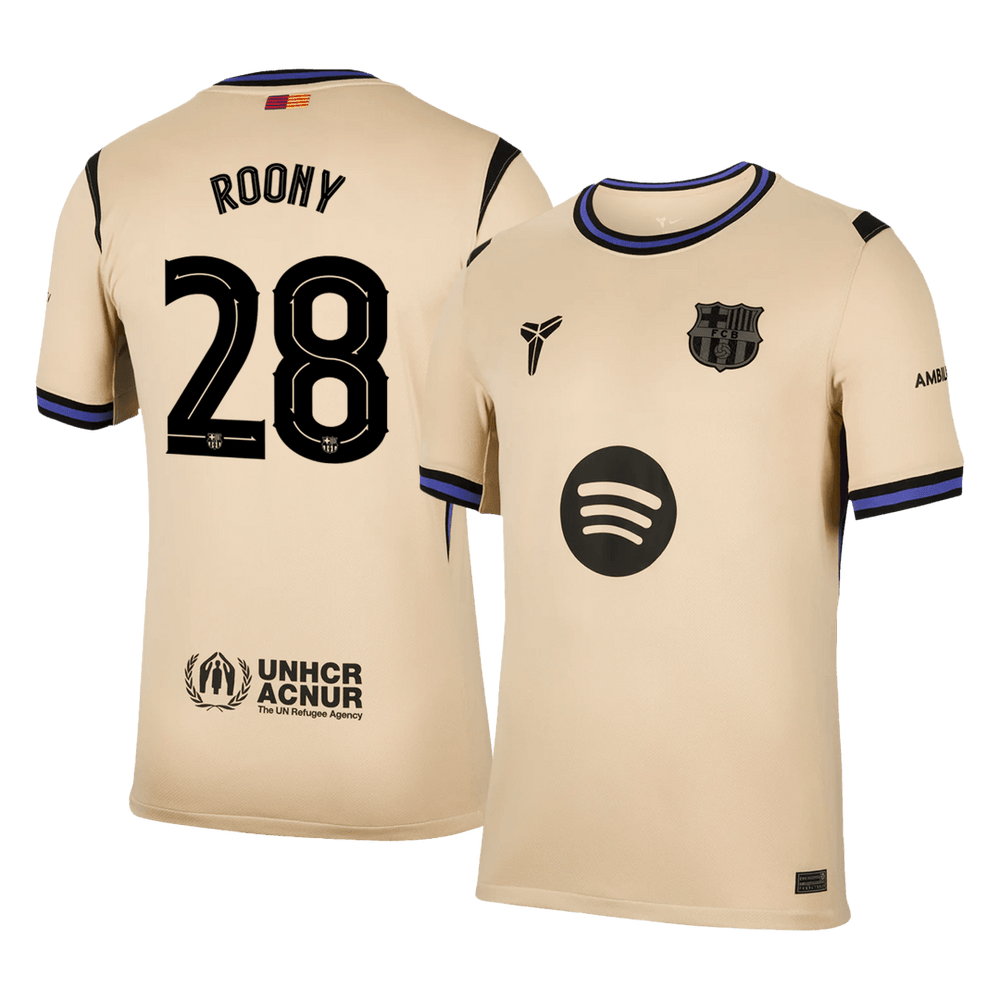 ROONY #28 Barcelona Bortefotballdrakt 2025/26