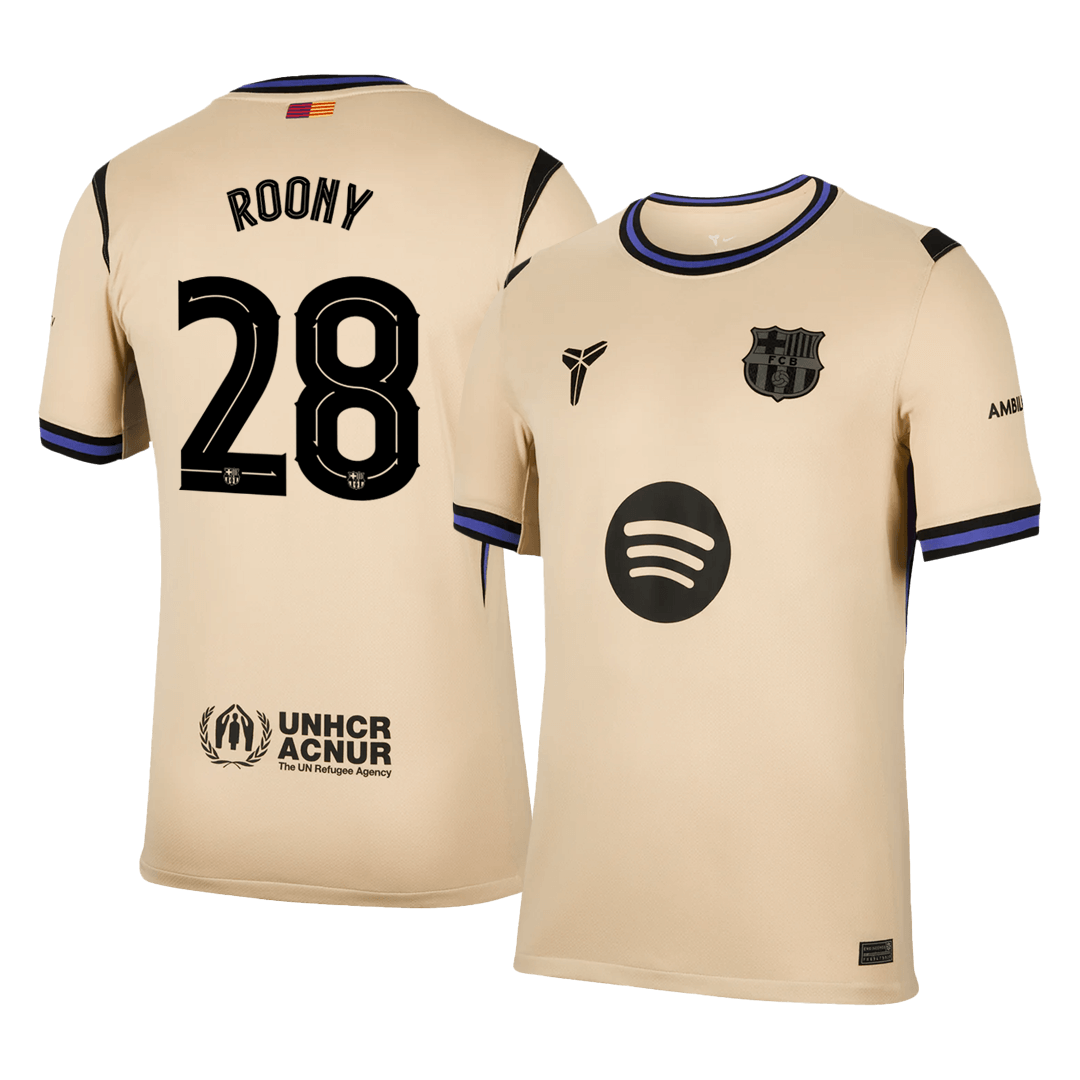 ROONY #28 Barcelona Bortefotballdrakt 2025/26