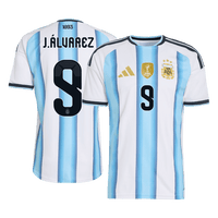 J. ALVAREZ #9 Argentiina Kotipelipaita Pelaajaversio MM-kisat 2026