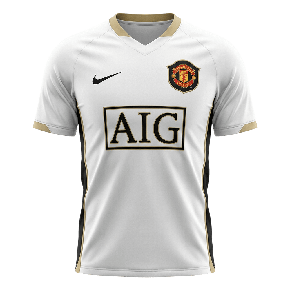 Retro jalkapallopaita Manchester United Vieras 2006/07