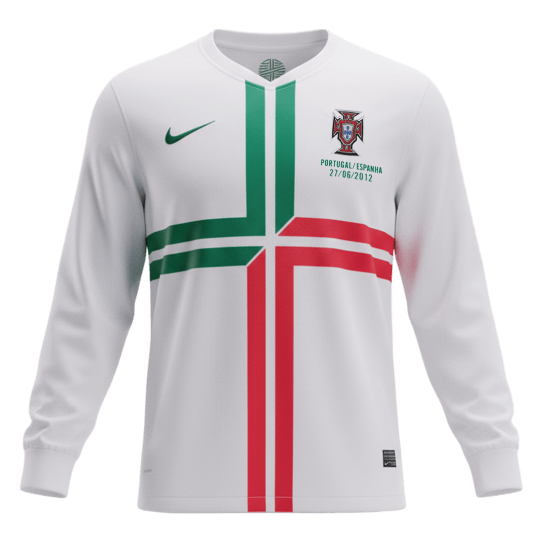 Retro fotballdrakt Portugal Langermet Borte 2012