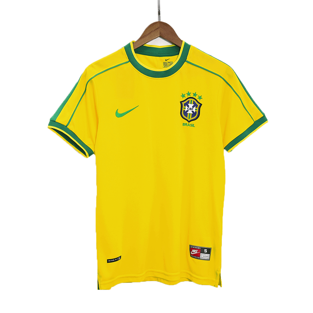 Retro fotballdrakt Brazil Home 1998