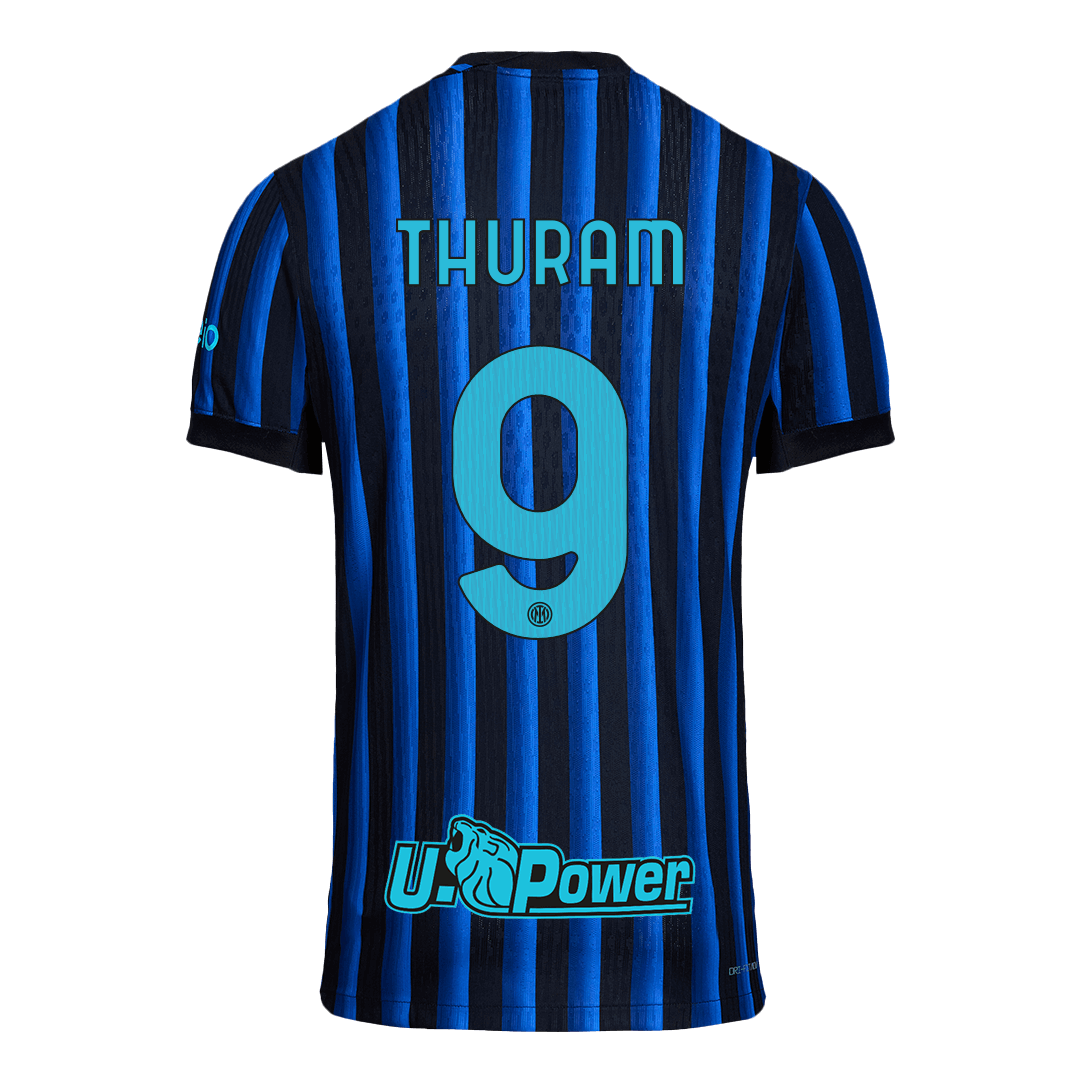 THURAM #9 Inter Milan Hjemme Autentisk fotballdrakt 2025/26