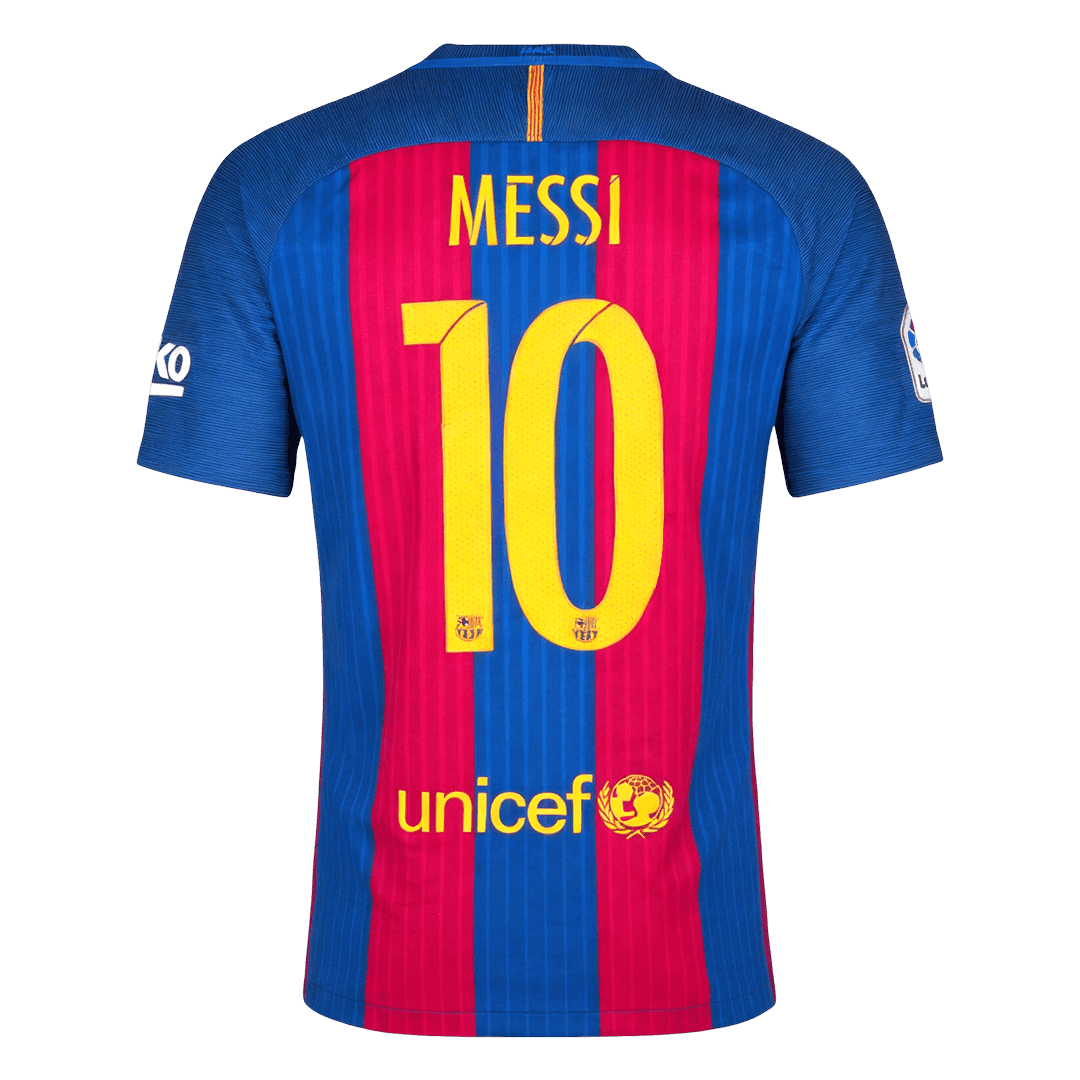 Retro fotballdrakt MESSI #10 Barcelona Hjem 2016/17