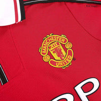Retro jalkapallopaita Manchester United Koti pitkähihainen 1998/99
