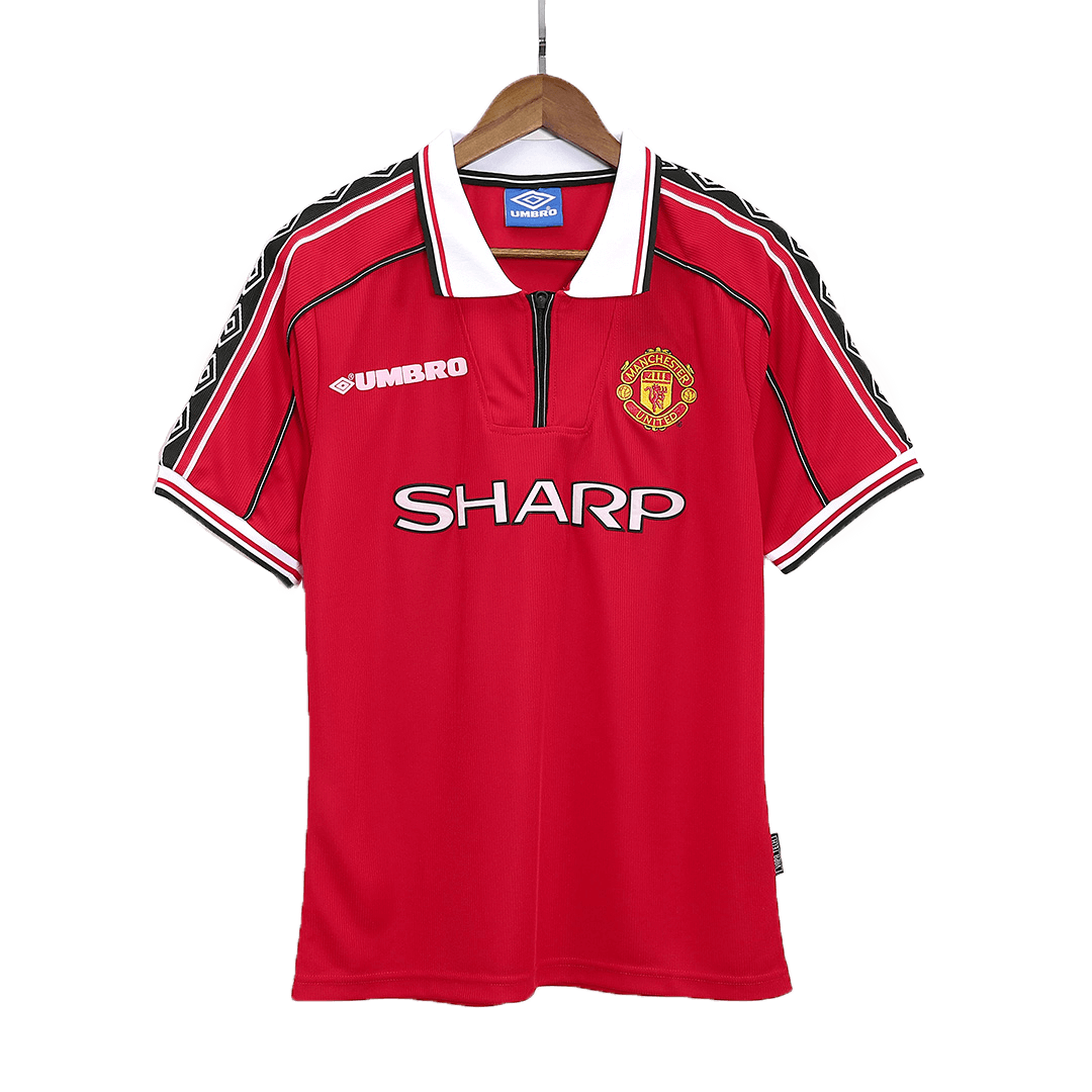 Retro fotballdrakt Manchester United Hjemme 98/00