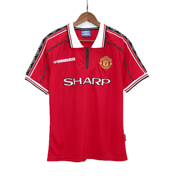 Retro jalkapallopaita Manchester United Koti 98/00