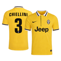 Retro fotballdrakt CHIELLINI #3 Juventus Borte 2013/14