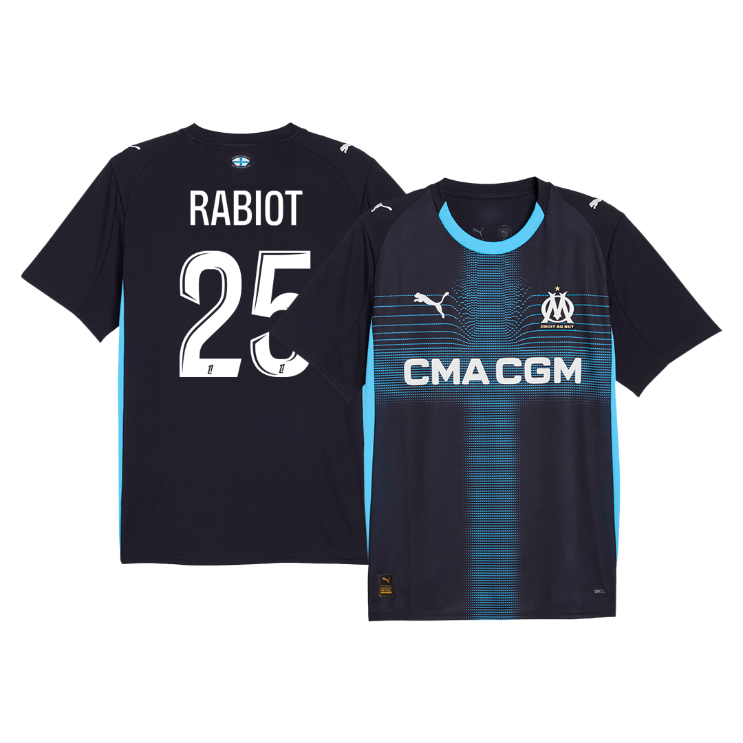 RABIOT #25 Marseille Bortefotballdrakt 2025/26