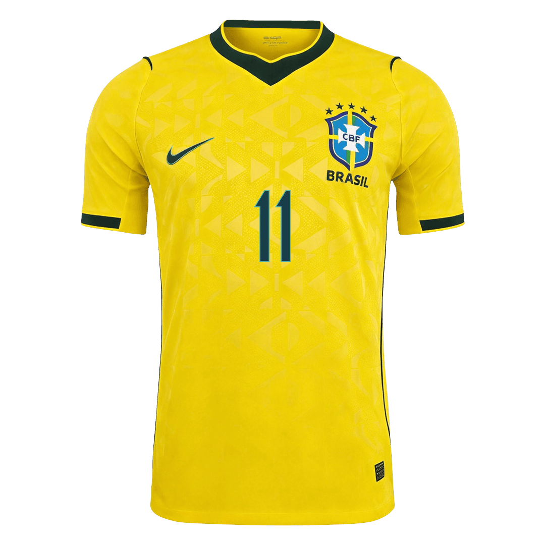RAPHINHA #11 Brasil Hjemmespillerversjon Jersey World Cup 2026