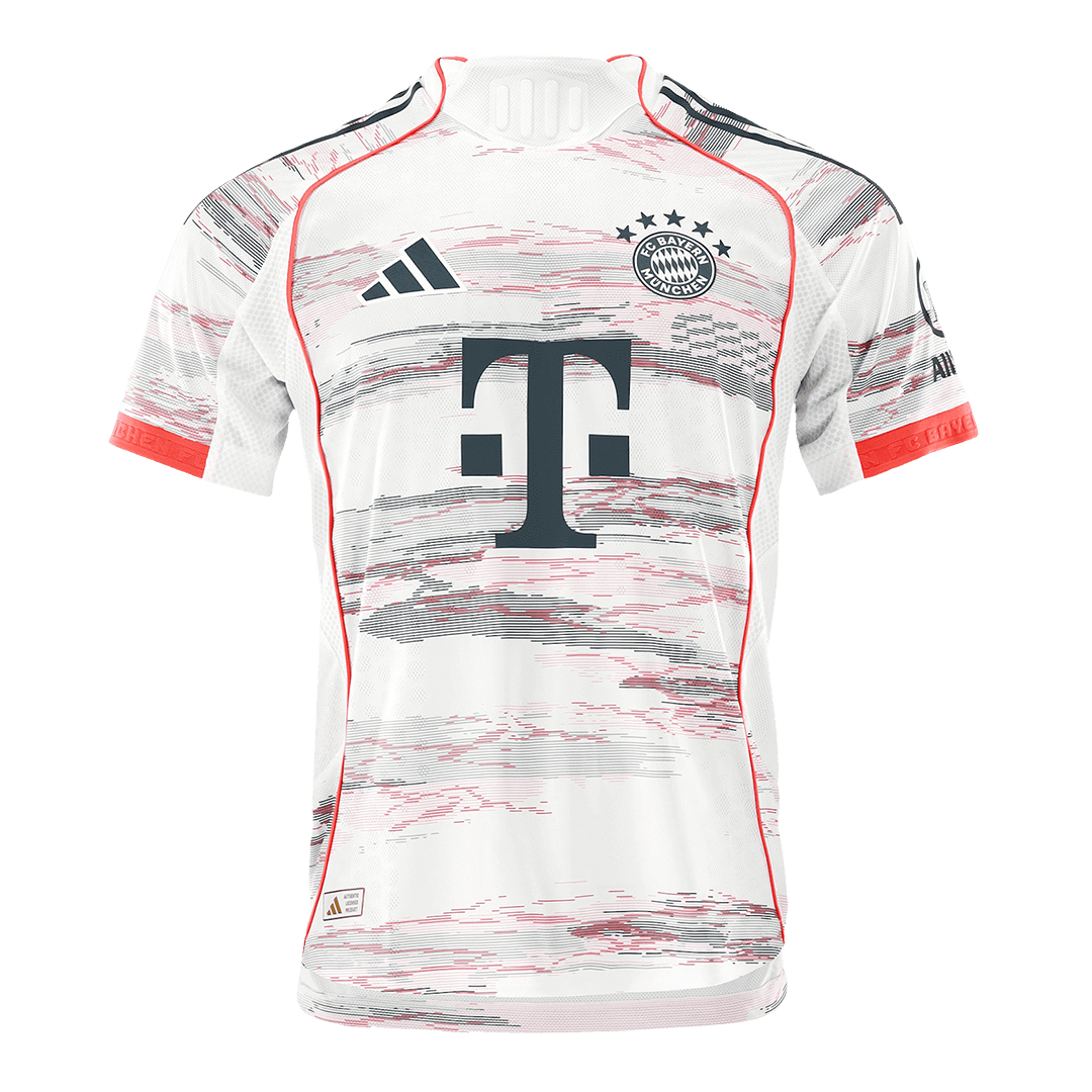 UPAMECANO #2 Bayern München Autentisk Fotballdrakt Borte 2025/26