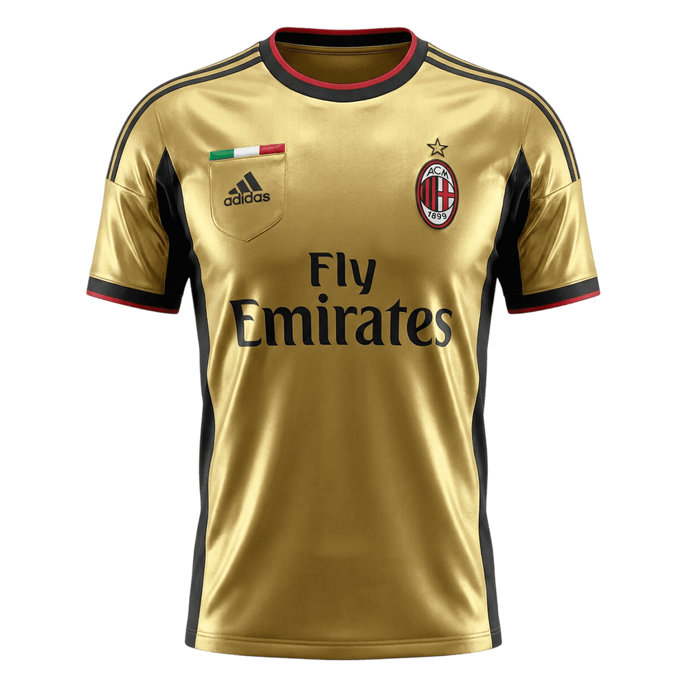 Retro jalkapallopaita AC Milan Vieras 2013/14