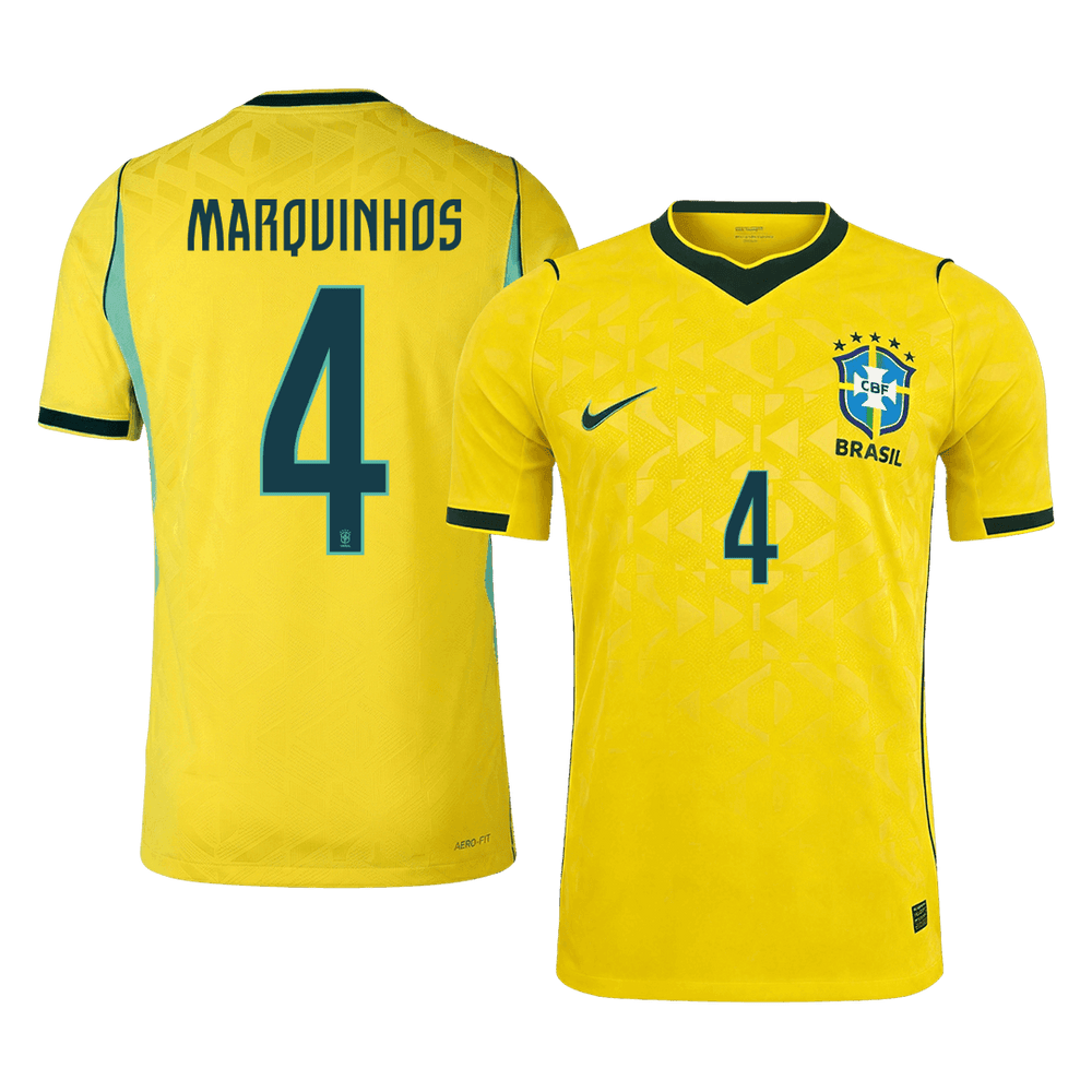 MARQUINHOS #4 Brasil Kotipaidan pelaajaversio World Cup 2026
