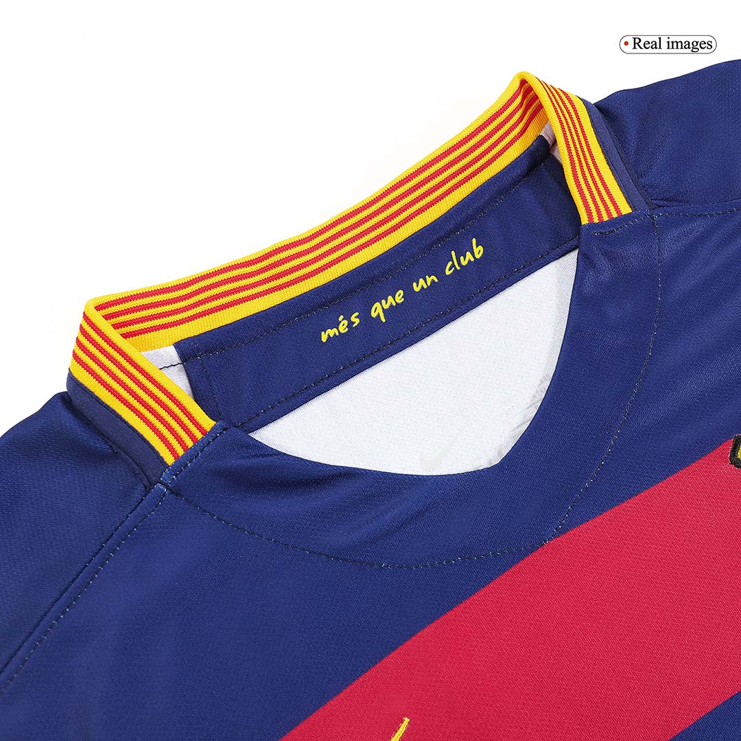 Retro fotballdrakt Barcelona Hjem 2015/16