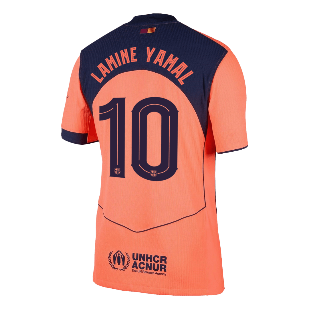 LAMINE YAMAL #10 Barcelona Third Away Autentisk fotballdrakt 2025/26 - UCL