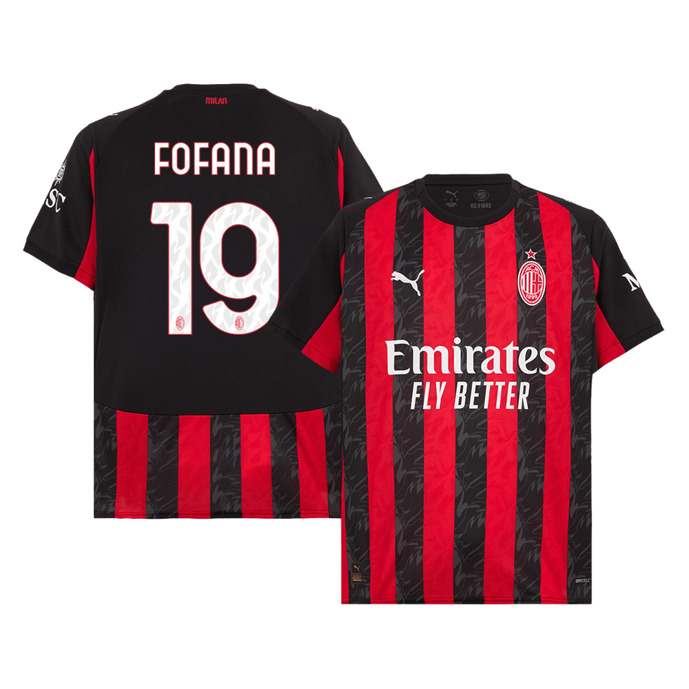 FOFANA #19 AC Milan hjemmefotballdrakt 2025/26