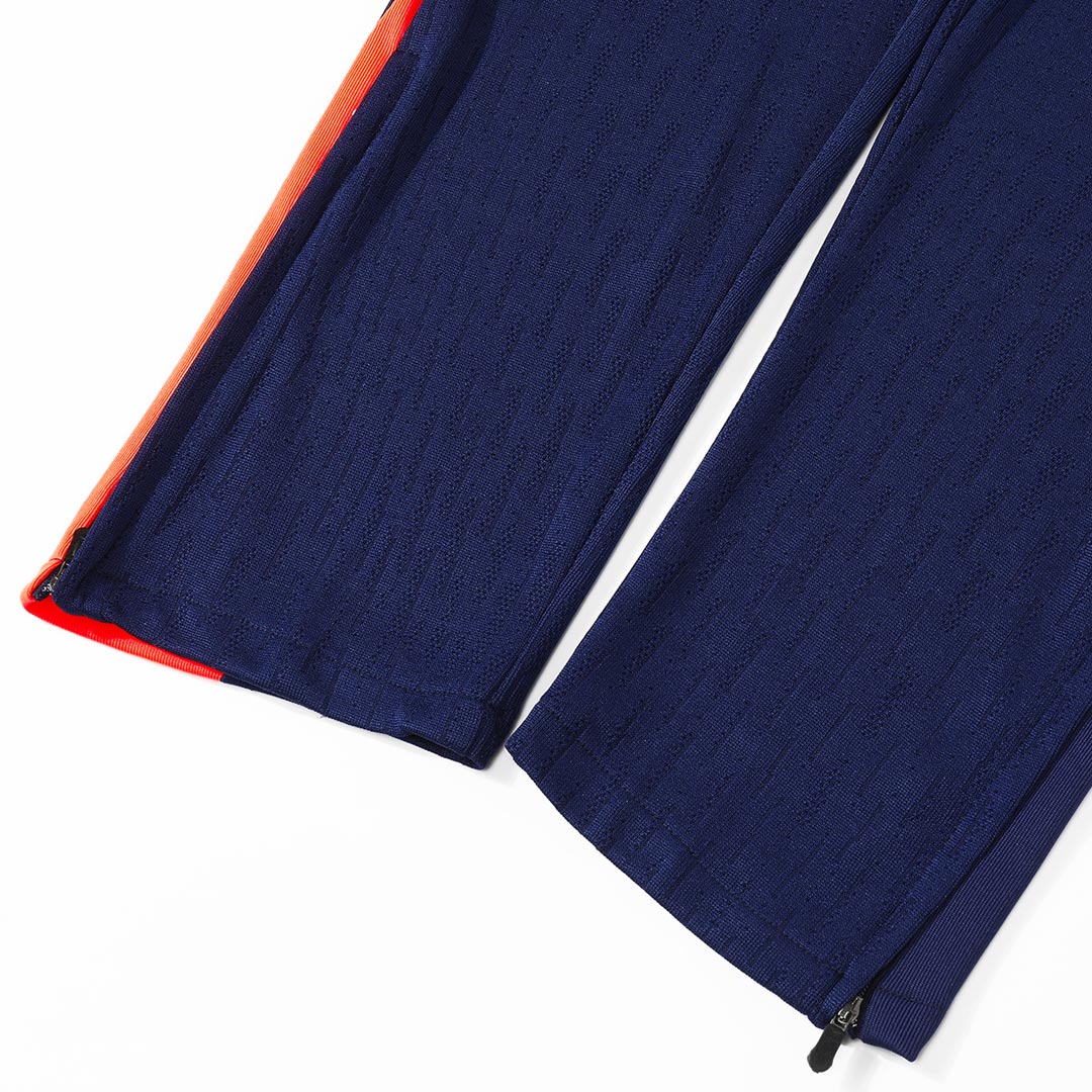 Barcelona 1/4 Zip Tracksuit 2025/26 Barn Svart&Orange