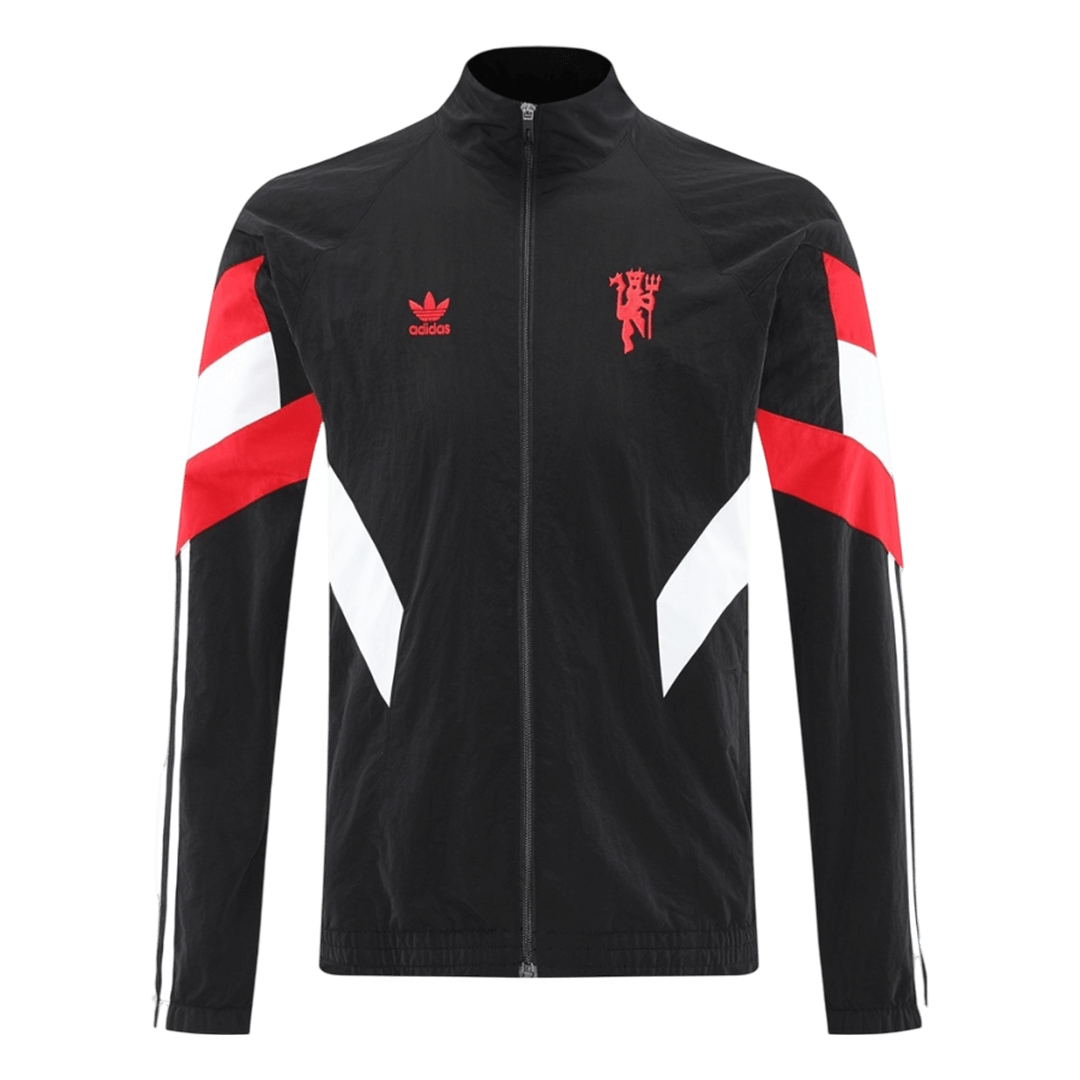 Manchester United Windbreaker Jacket 2025/26 - Svart