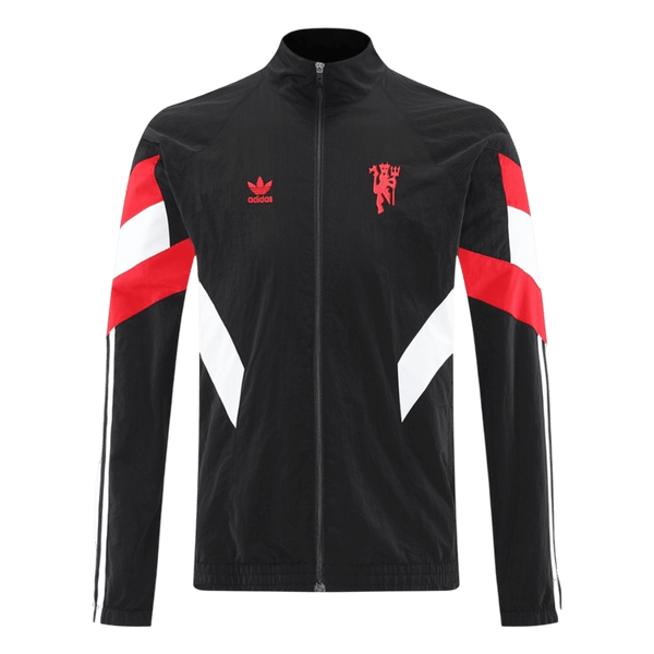 Manchester United Windbreaker Jacket 2025/26 - Svart