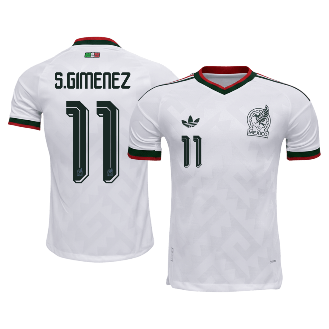 S.GIMENEZ #11 Mexico Bortespillerversjon Jersey World Cup 2026